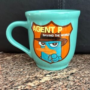 Disney Agent P Teal and Orange Mug